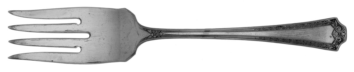 Sheffield One (Silverplate) Medium Solid Cold Meat Serving Fork by Sheffield-1