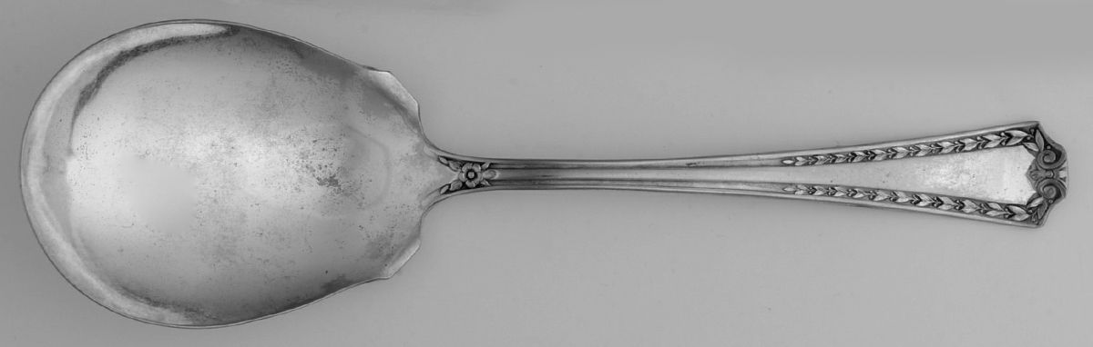 Sheffield One (Silverplate) Solid Smooth Casserole Spoon by Sheffield-1