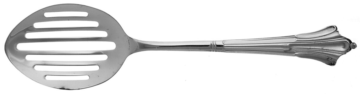 Albany (Silverplate) Pierced Tablespoon (Serving Spoon) by Sheffield Original-1