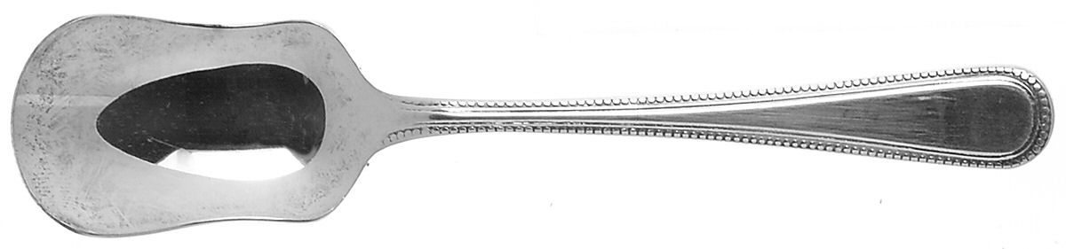 Bead (Silverplate) Ice Cream Spoon Individual by Sheffield Silver Co (England)-1