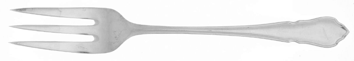 Dubarry (Silverplate) Solid Serving Fork by Sheffield Silver Co (England)-1