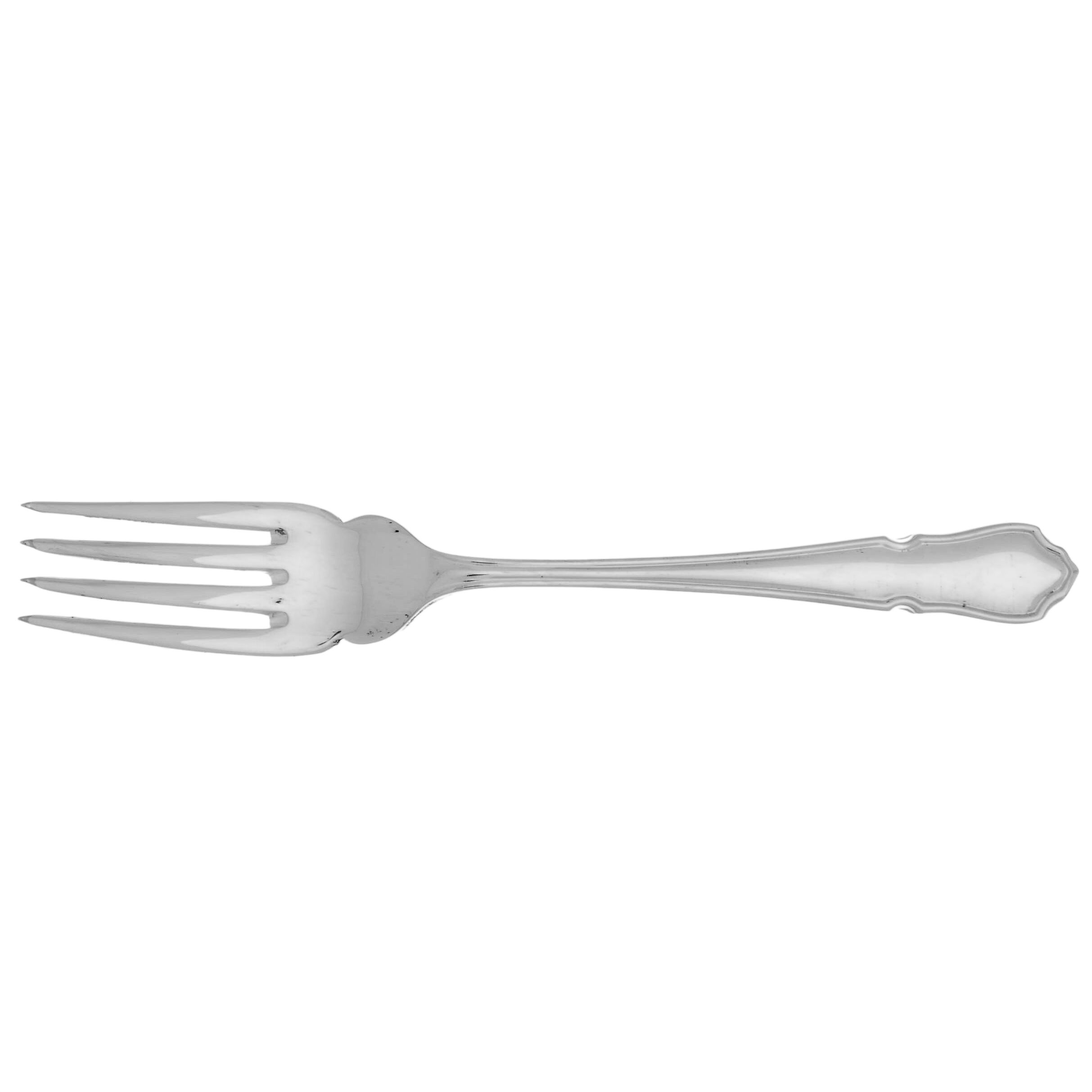 Dubarry (Silverplate) Individual Solid Fish Fork by Sheffield Silver Co (England)-1