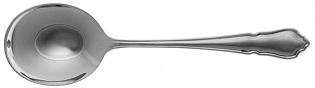 Dubarry (Silverplate) Round Bowl Soup Spoon (Gumbo) by Sheffield Silver Co (England)-1