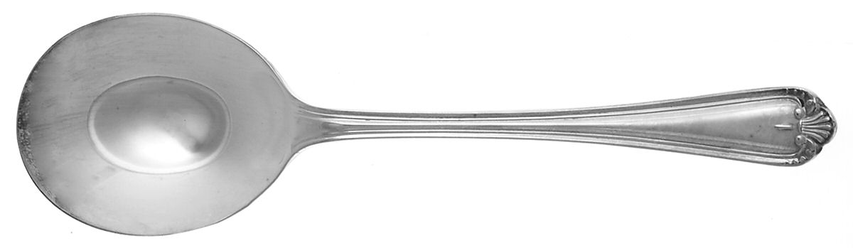 Jesmond (Silverplate) Round Bowl Soup Spoon (Gumbo) by Sheffield Original-1