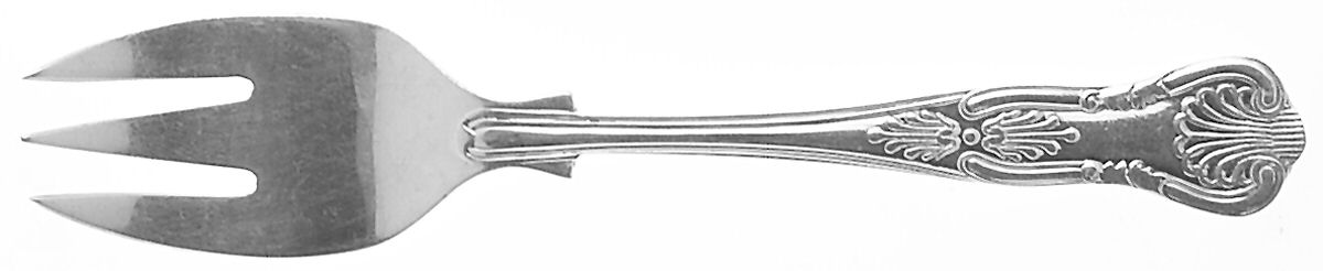 Kings (Silverplate) Cocktail/Seafood Fork by Sheffield Original-1