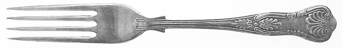 Kings (Silverplate) Fork by Sheffield Original-1