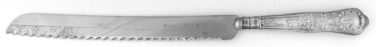 Kings (Silverplate) Bread Knife with Stainless Blade by Sheffield Original-1