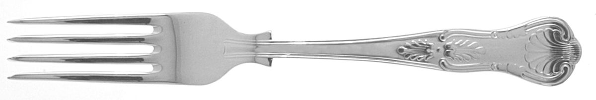 Kings (Silverplate) Fork by Sheffield Original-1
