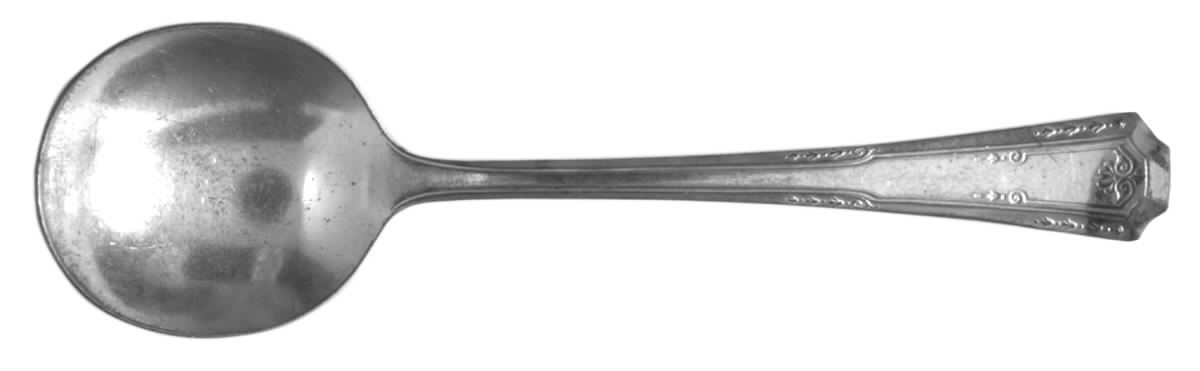 Sheffield Plate Seven (Silverplate)) Round Bowl Soup Spoon (Gumbo) by Sheffield Plate -1