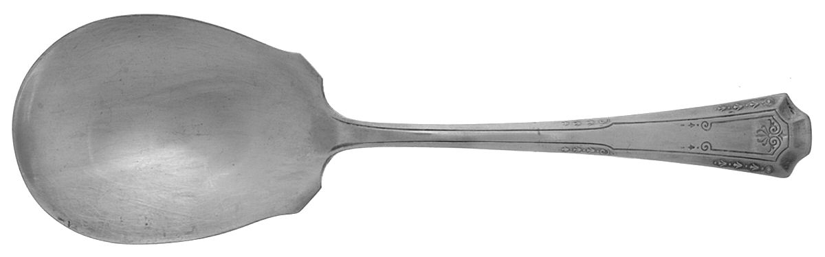 Sheffield Plate Seven (Silverplate)) Solid Smooth Casserole Spoon by Sheffield Plate -1
