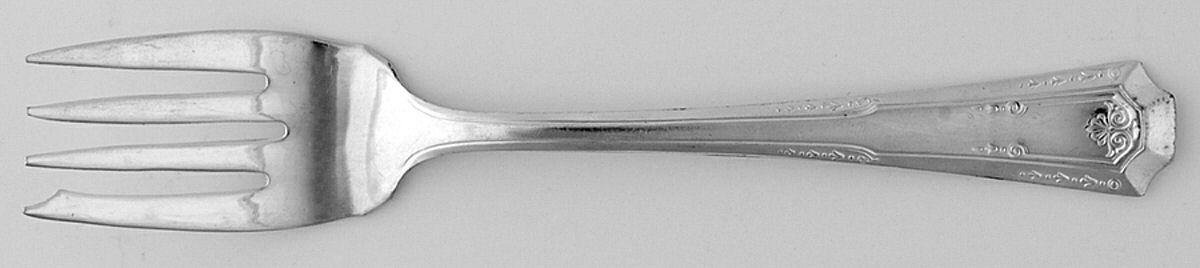 Sheffield Plate Seven (Silverplate)) Individual Salad Fork by Sheffield Plate -1