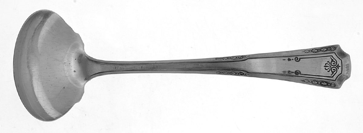 Sheffield Plate Seven (Silverplate)) Solid Piece Cream Ladle by Sheffield Plate -1