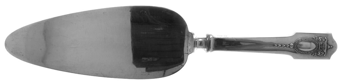 Adam (Sterling, 1909, No Monograms ) Pie Server with Silverplate Blade by Shreve Silver-1
