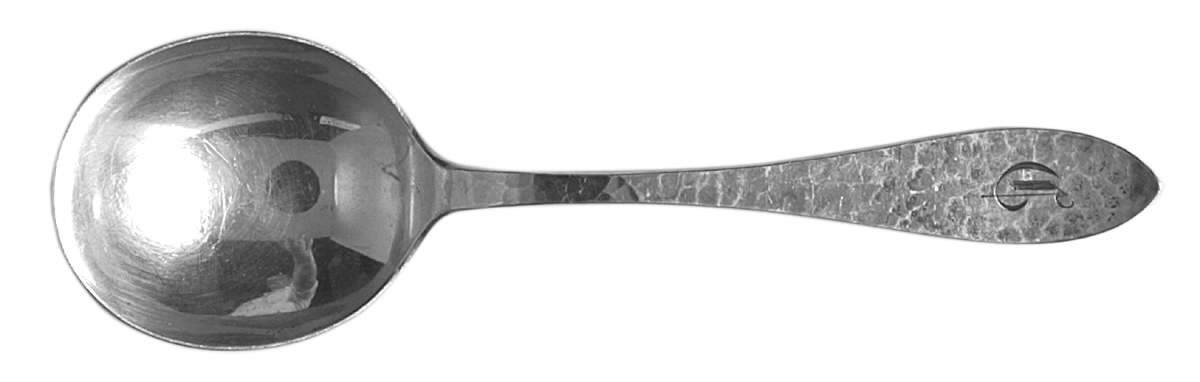 Antique (Sterling, 1904) Round Bowl Soup Spoon (Gumbo) by Shreve Silver-1