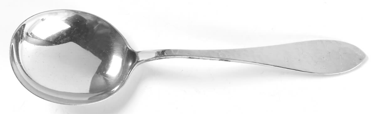 Antique (Sterling, 1904) Round Bowl Soup Spoon (Cream Soup) by Shreve Silver-1