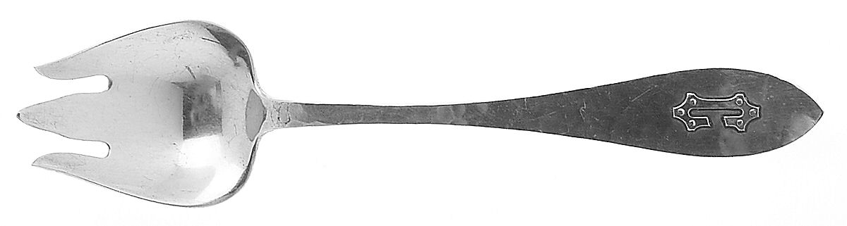 Antique (Sterling, 1904) Ice Cream Fork by Shreve Silver-1