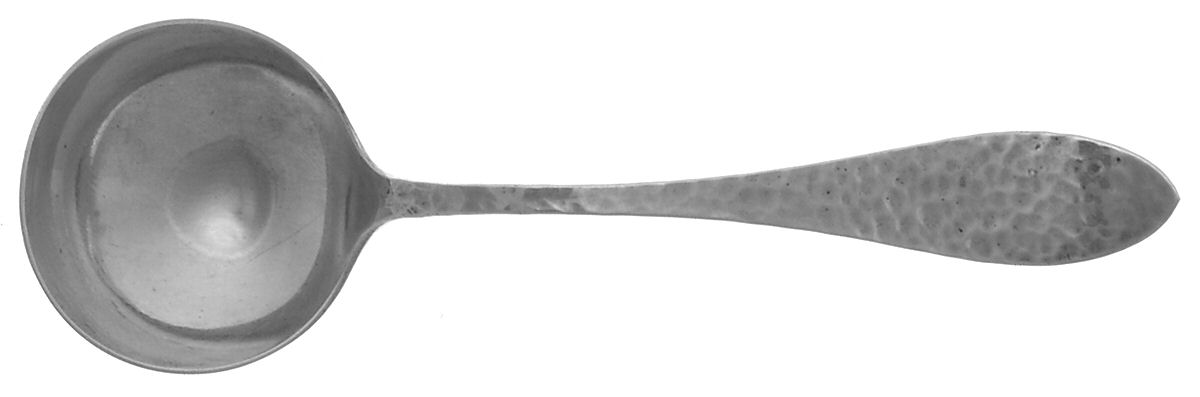Antique (Sterling, 1904) Round Bowl Soup Spoon (Bouillon) by Shreve Silver-1