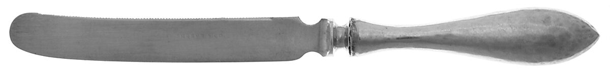 Antique (Sterling, 1904) Orange Knife with Silverplate Blade by Shreve Silver-1