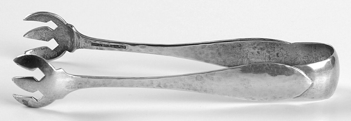 Antique (Sterling, 1904) Small Sugar Tongs by Shreve Silver-1