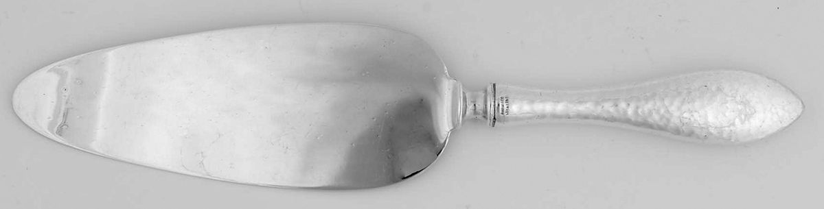 Antique (Sterling, 1904) Pie Server with Silverplate Blade by Shreve Silver-1