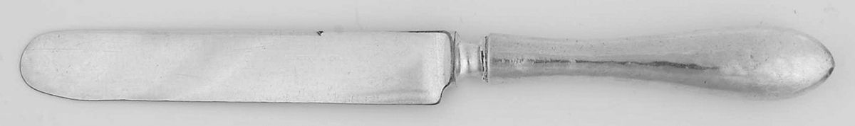Antique (Sterling, 1904, Monograms) Old French Hollow Knife with Bolster by Shreve Silver-1