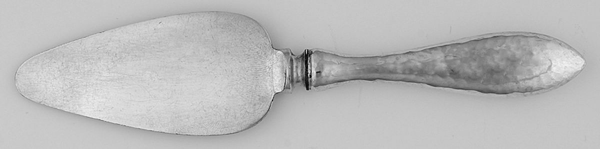 Antique (Sterling, 1904) Cheese Server with Silverplate Blade by Shreve Silver-1