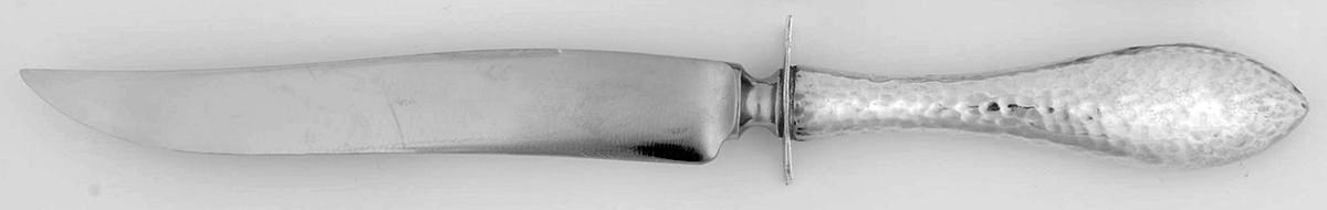 Antique (Sterling, 1904) Small Carving Knife W/Sterling Guard by Shreve Silver-1