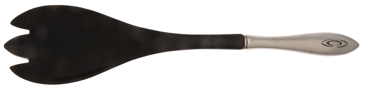 Buckingham (Sterling, 1915) Salad Serving Fork with Plastic Prongs by Shreve Silver-1