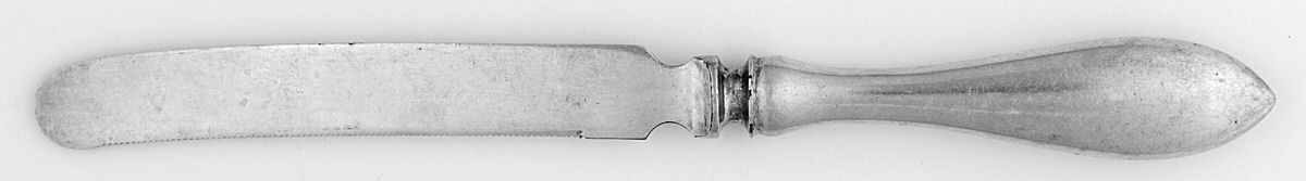 Buckingham (Sterling, 1915) Orange Knife with Silverplate Blade by Shreve Silver-1