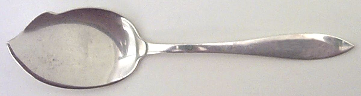 Buckingham (Sterling) Large Solid Jelly Server by Shreve Silver-1