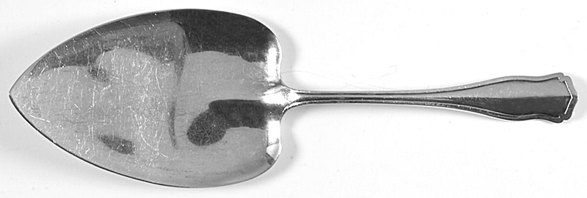 Dolores (Sterling, 1909, No Monograms) Large Solid Pie Knife by Shreve Silver-1