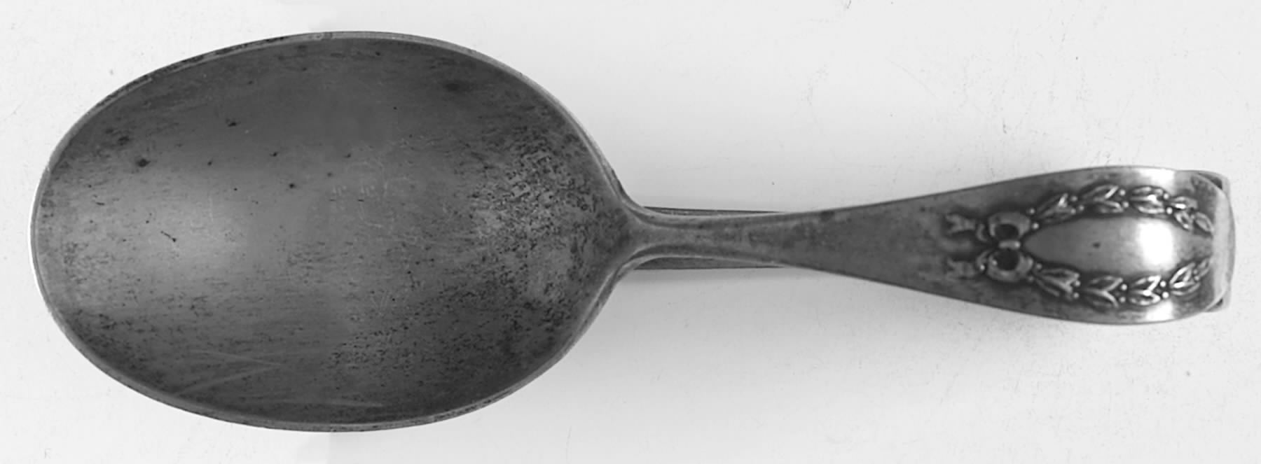 Napoleonic (Sterling, 1905) Curved Handle Baby Spoon by Shreve Silver-1