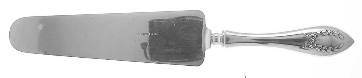 Napoleonic (Sterling, 1905) Pie Server with Silverplate Blade by Shreve Silver-1