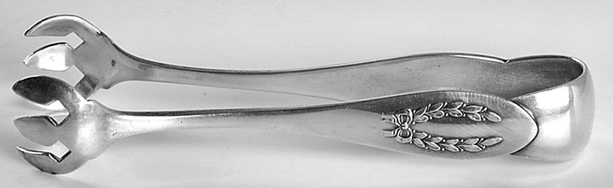Napoleonic (Sterling, 1905) Sugar Tongs by Shreve Silver-1
