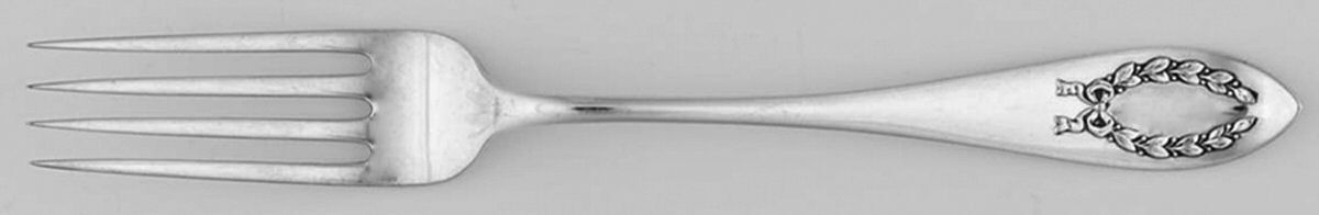 Napoleonic (Sterling, 1905) Solid Youth Tea Fork by Shreve Silver-1