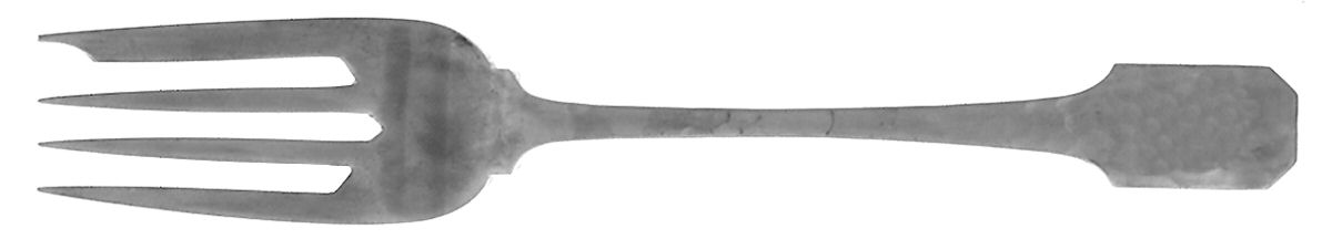 Norman Hammered (Sterling, 1909) Individual Salad Fork by Shreve Silver-1