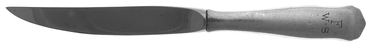 Ramona (Sterling, 1912, No Monograms) Individual Steak Knife Hollow Handle by Shreve Silver-1