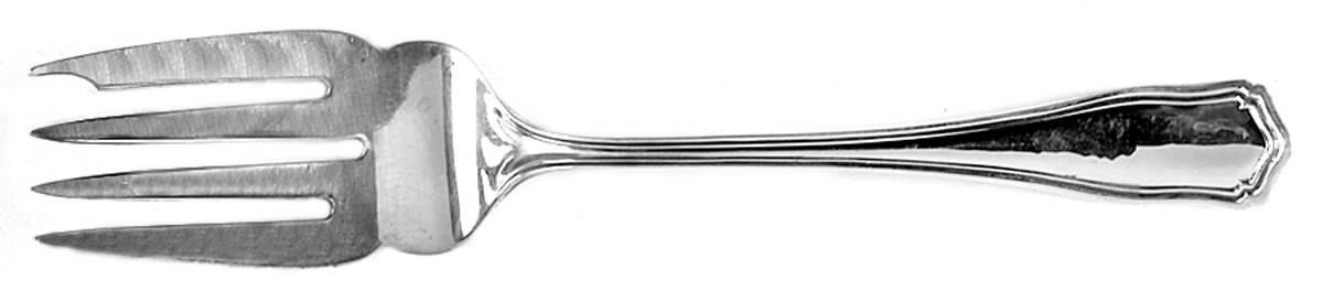 Winchester (Sterling, 1910) Medium Solid Cold Meat Serving Fork by Shreve Silver-1