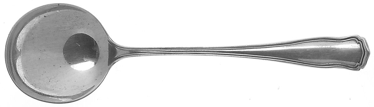 Winchester (Sterling, 1910) Round Bowl Soup Spoon (Cream Soup) by Shreve Silver-1