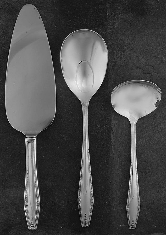Formality (Sterling, 1942, No Monograms) 3 Piece Completer Set by State House-1