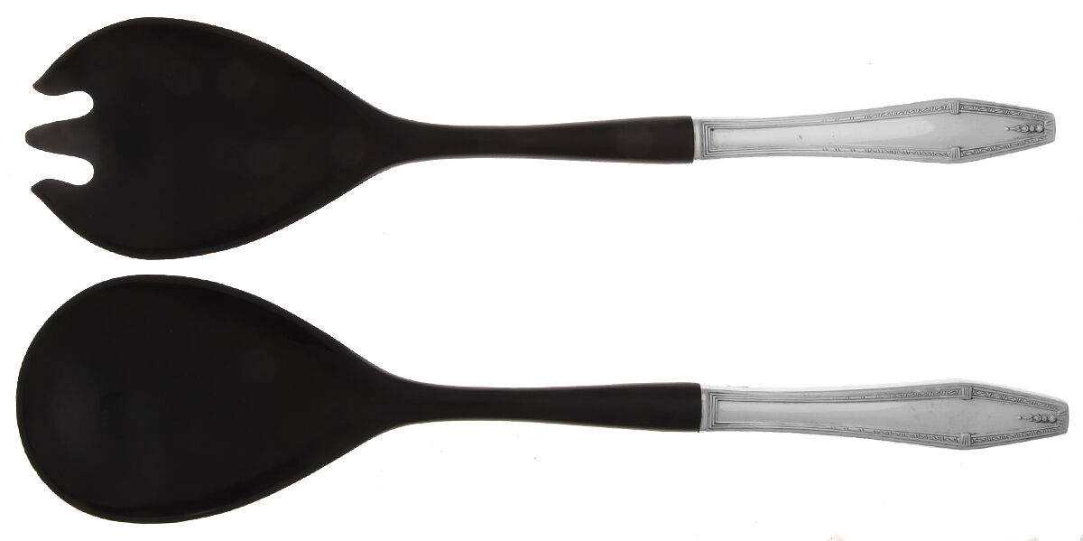 Formality (Sterling, 1942, No Monograms) Plastic Bowl 2-Piece Salad Set by State House-1