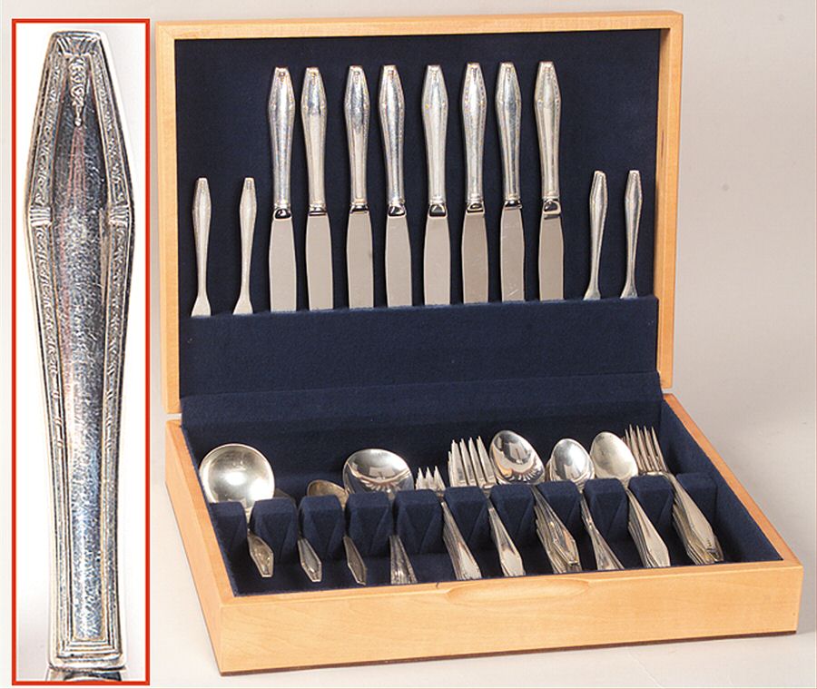 Formality (Sterling, 1942, No Monograms) 68 Piece Set by State House-1
