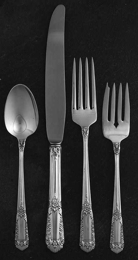 Inaugural (Sterling, 1942) 4 Piece Place Size Setting by State House-1