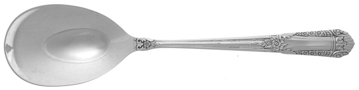 Inaugural (Sterling, 1942) Solid Smooth Casserole Spoon by State House-1