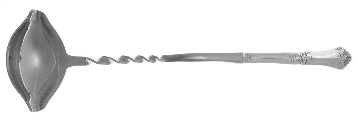 Stately (Sterling, 1948, No Monograms) Punch Ladle with Stainless Bowl HC by State House-1