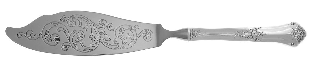 Stately (Sterling, 1948, No Monograms) Fish Serving Knife with Stainless Blade HC by State House-1