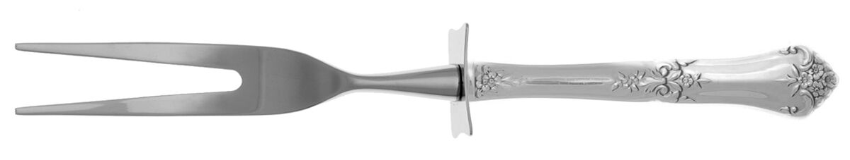 Stately (Sterling, 1948, No Monograms) Carving Fork Small with Stainless Prongs HC by State House-1