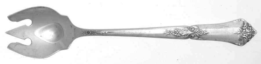 Stately (Sterling, 1948, No Monograms) Ice Cream Fork by State House-1