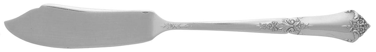 Stately (Sterling, 1948, No Monograms) Flat Handle Master Butter Knife by State House-1