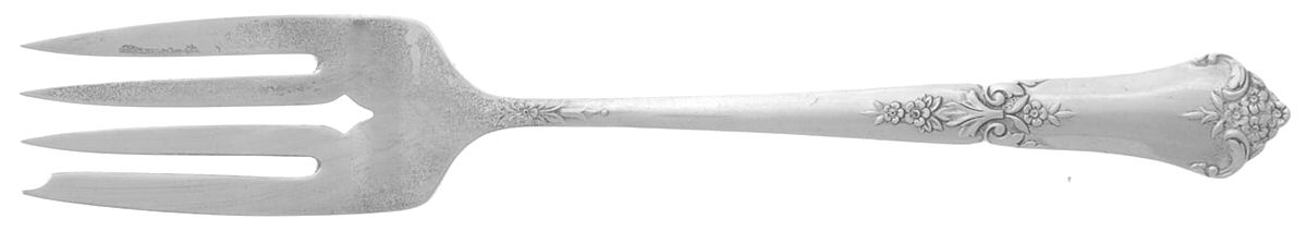 Stately (Sterling, 1948, No Monograms) Individual Salad Fork by State House-1